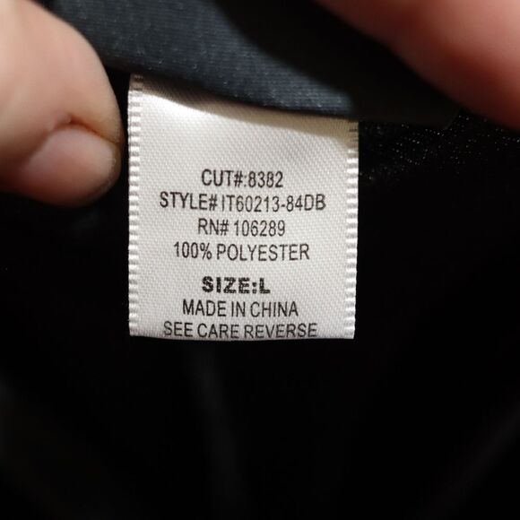 Dress Barn Y2K Black Formal Homecoming Prom Vintage Slim Dress Whimsy Goth LG - Picture 12 of 15